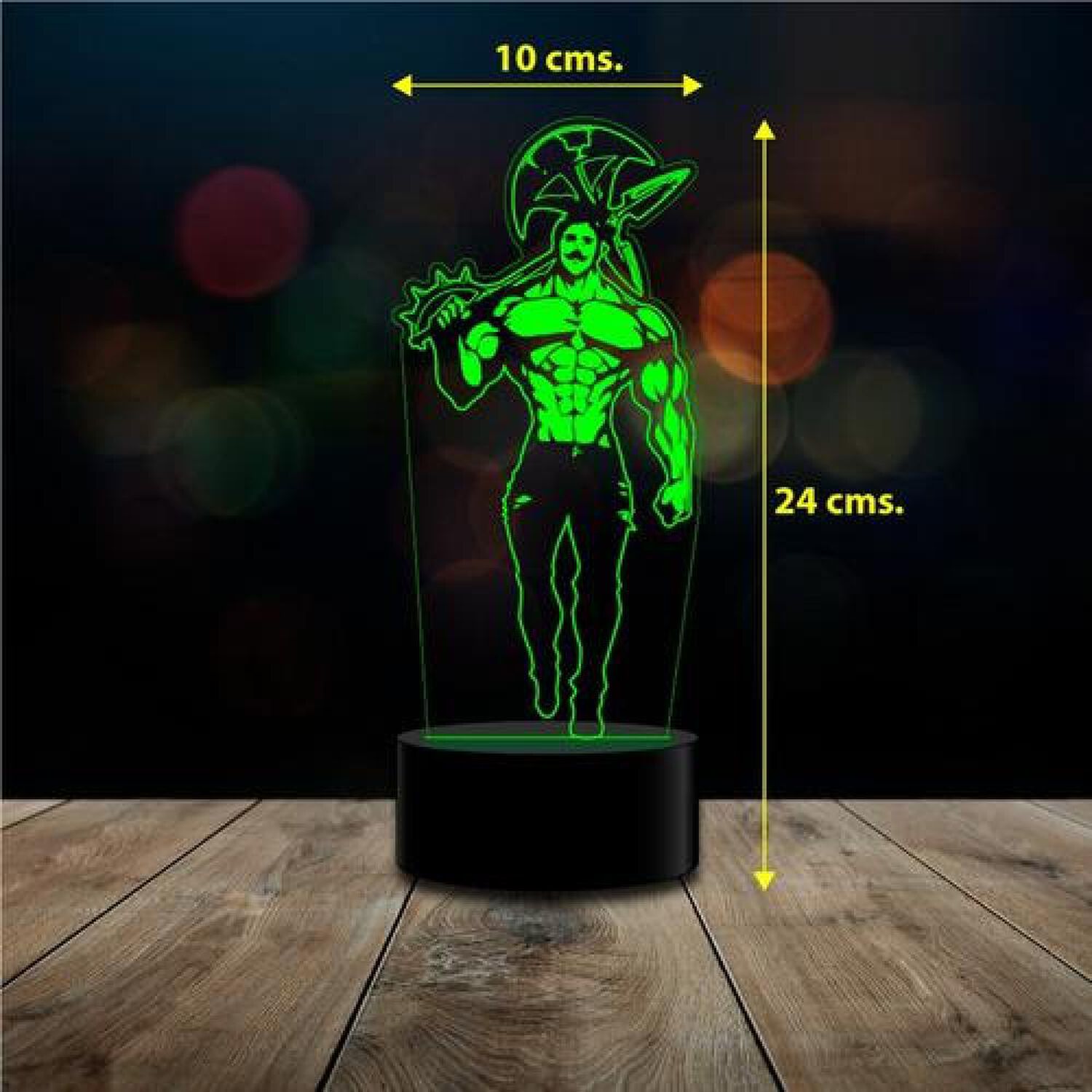 Lampara 3d Escanor Serie Nanatsu No Taizai A Modelo image number 2.0