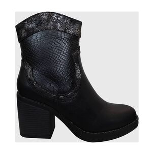 Bota Corta Print Negro
