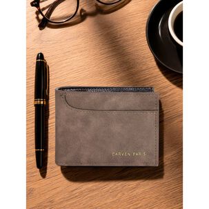 Billetera Hombre Jack Caf&eacute; Oscuro Con Monedero Carven Paris