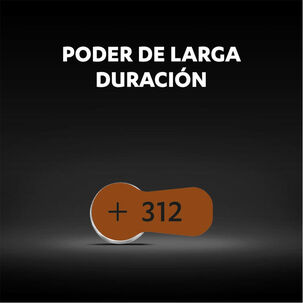 Pila Auditiva Duracell D312x6 1.45 Volt Fx