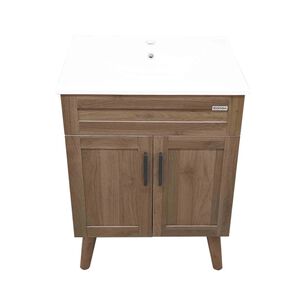 Kit Mueble Vanitorio Elegance Nogal 60x47x80cm