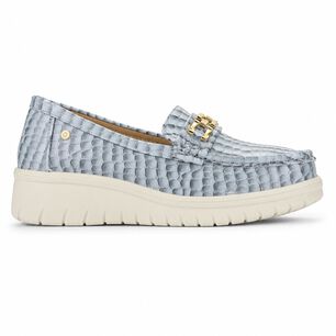 Mocasin Azul Mujer Casual Chalada Rioja