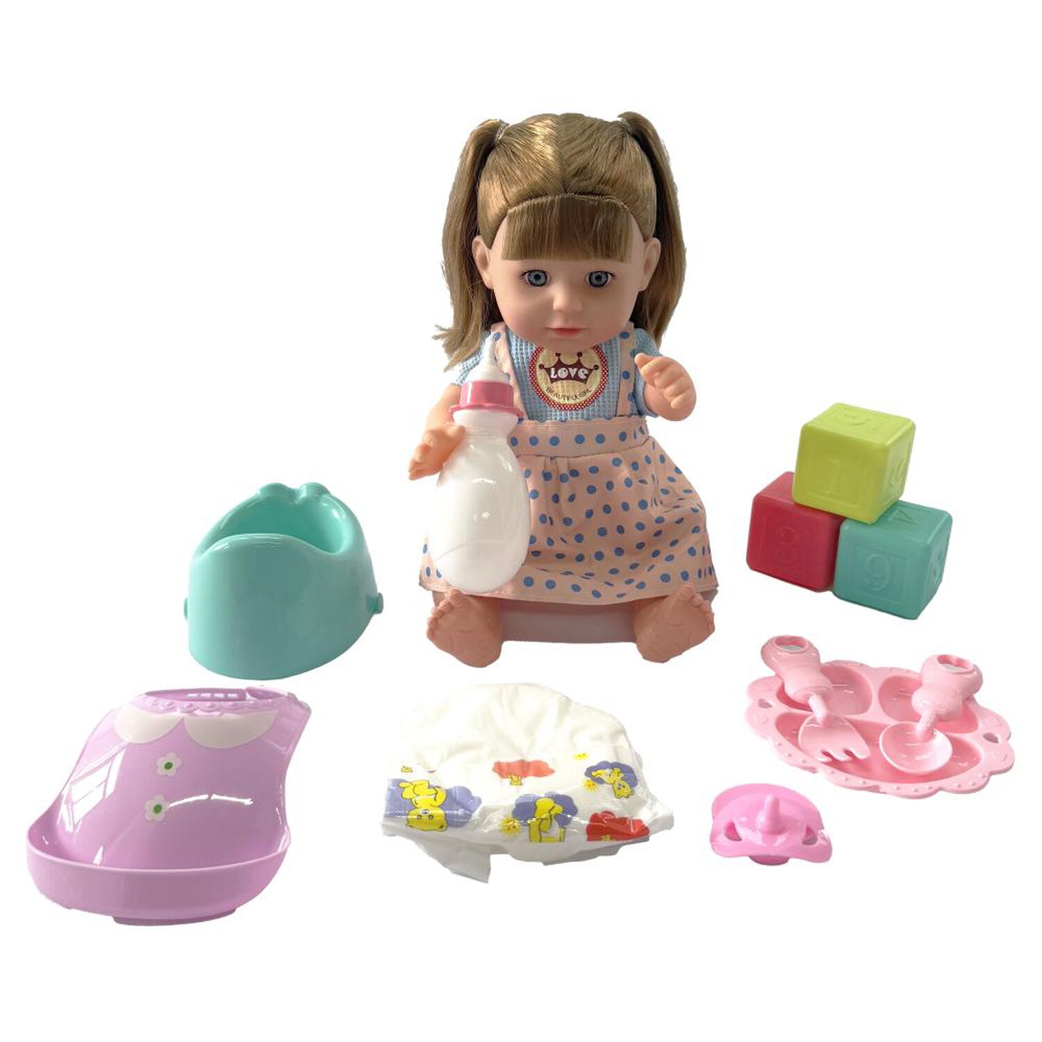 Mu&ntilde;eca Toddler Bostecitos Con Acc 12 Sonidos Ass image number 2.0