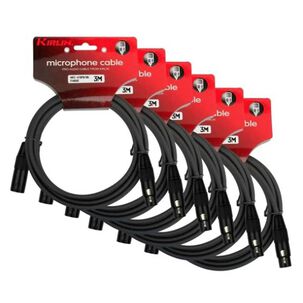 Pack6cable Microfono Serie C Xlr3mkirlin Mpc6-470pb-3