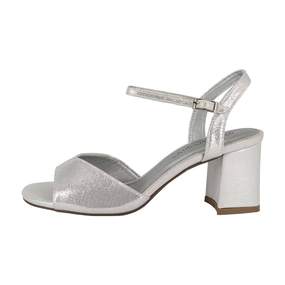 Sandalia De Vestir Eiris Plateado Alquimia image number 1.0