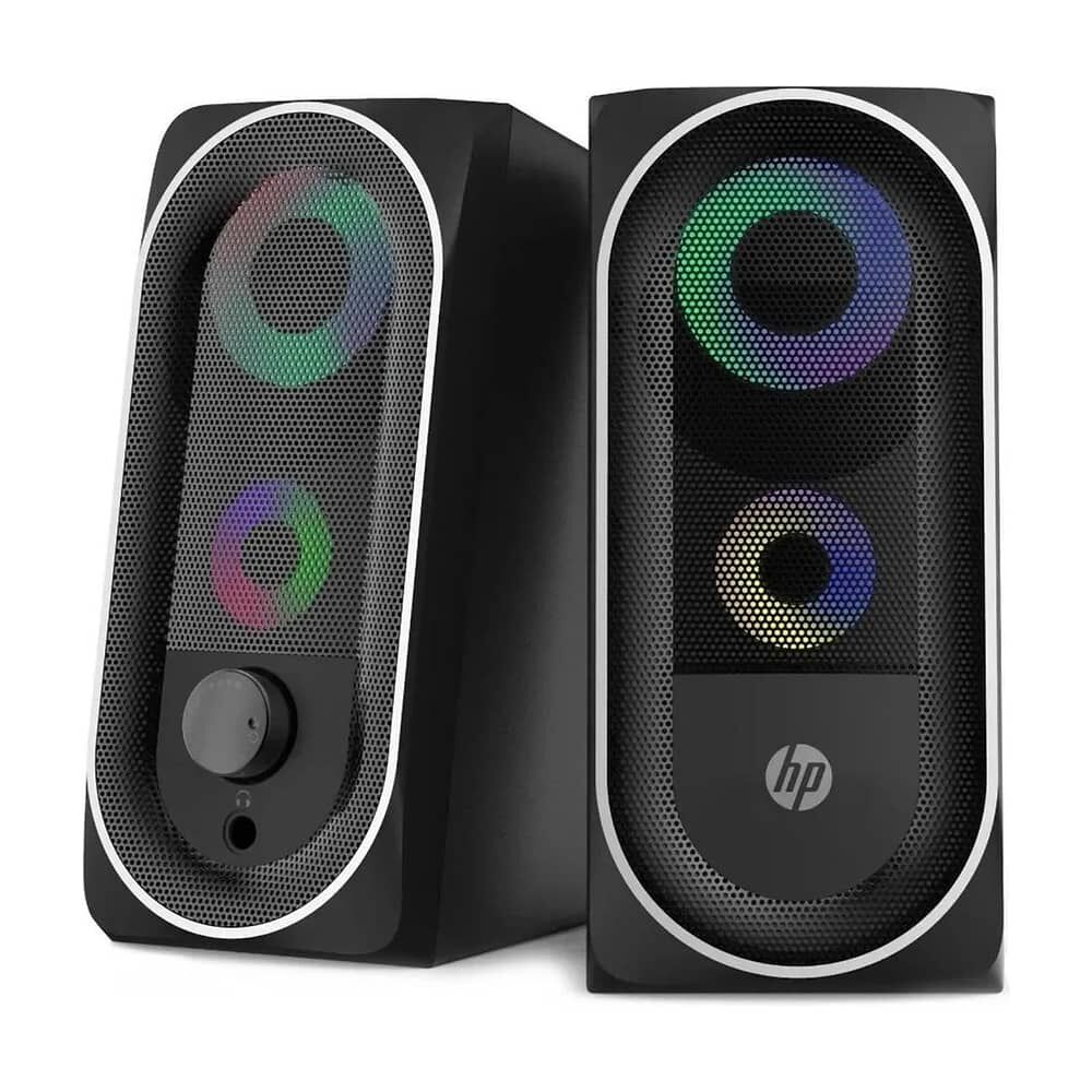 Parlante Usb Hp De 6w Est&eacute;reo Con Iluminaci&oacute;n Rgb Dhe-6001 image number 3.0