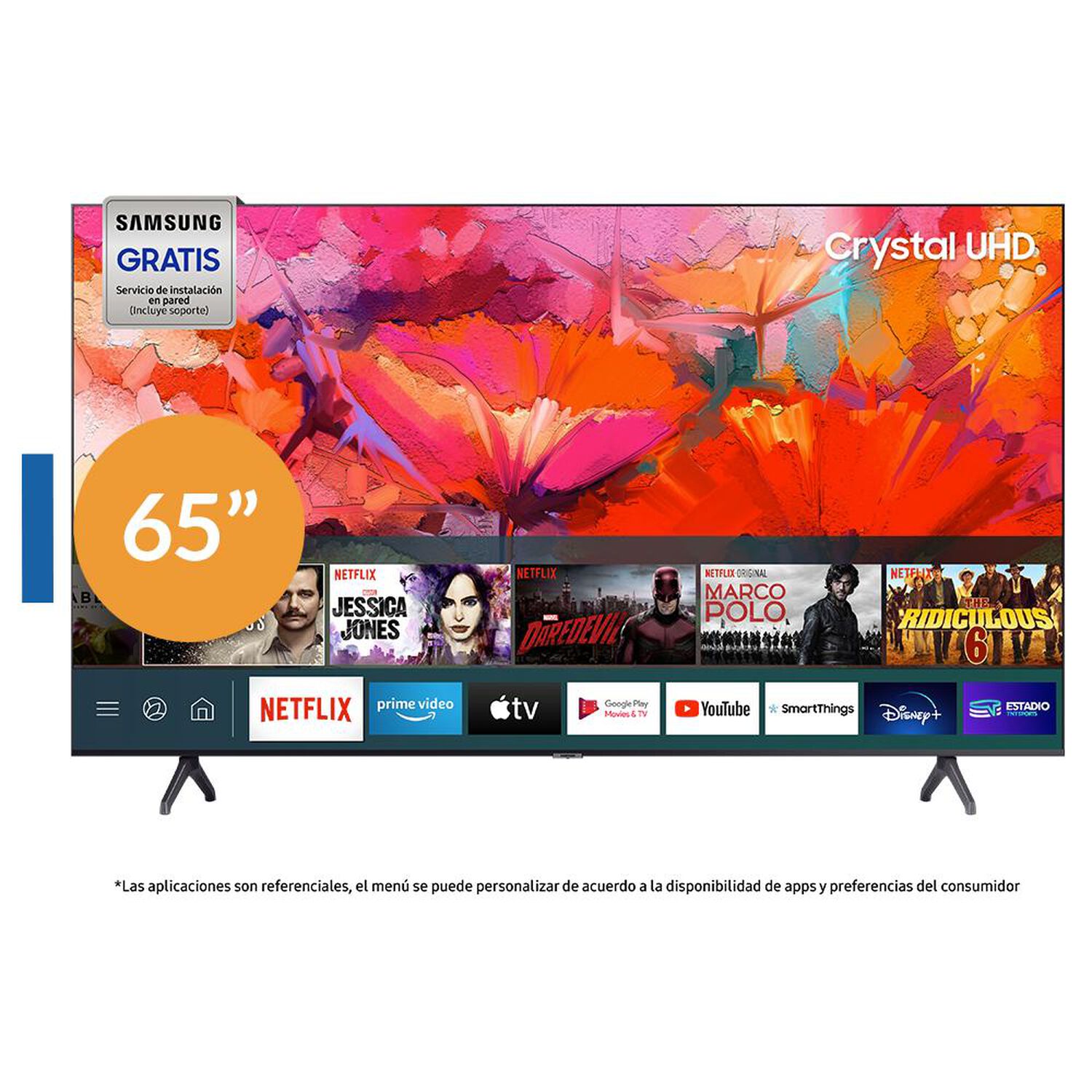 Led Samsung TU6900 / 65'' / Crystal UHD 4K / Smart Tv