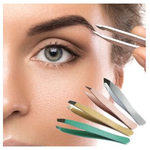 Set De 4 Mini Pinzas De Cejas Diferentes Puntas