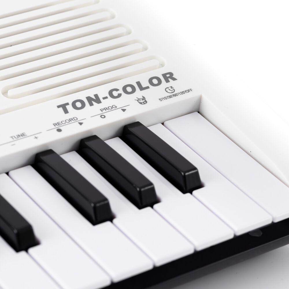 Teclado Musical Piano 37 Notas Ton-color White Tonic image number 3.0
