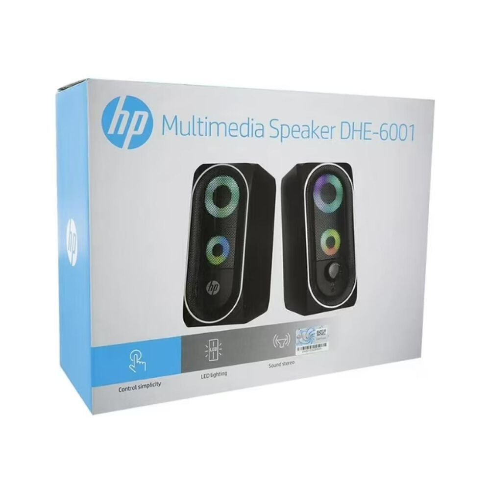 Parlantes Gamer Rgb Para Pc Negro Dhe-6001 image number 3.0
