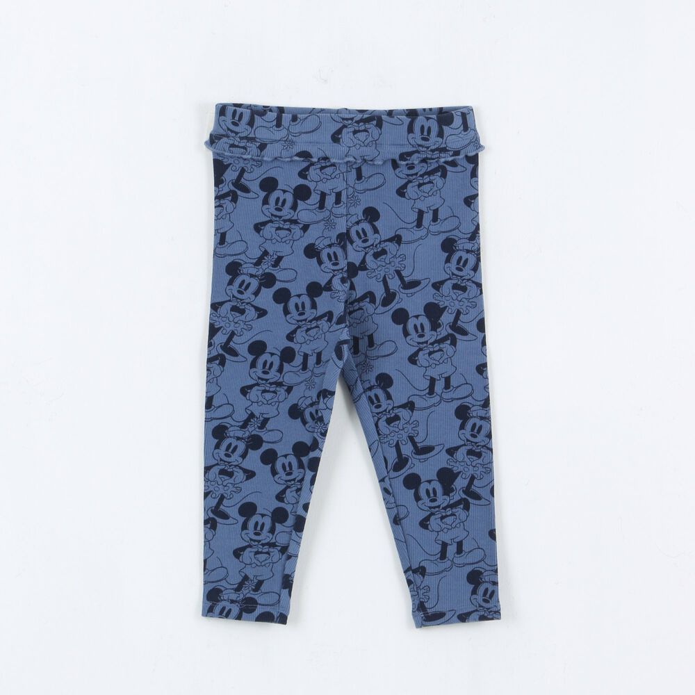 Calza Ni&ntilde;a Full Print Minnie Mouse Azul Disney image number 0.0