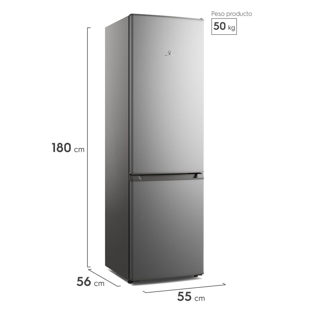 Refrigerador 262l Fr&iacute;o Directo Bottom Freezer Med270 Silver image number 2.0