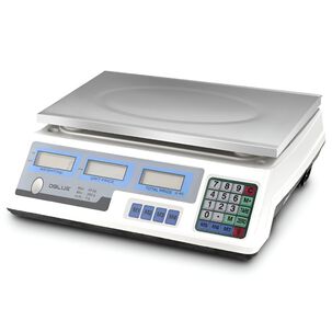 Pesa Balanza Digital De Almacén Recargable 40 Kg Inoxidable