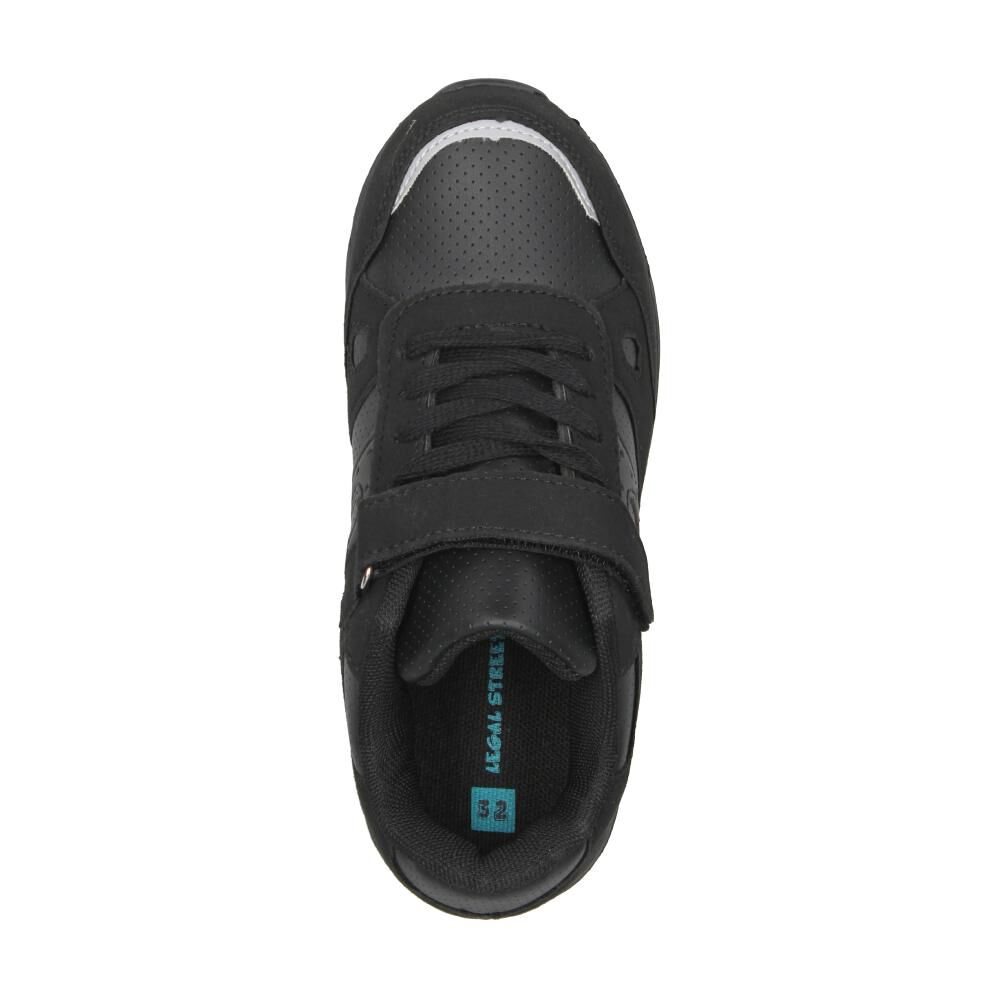Zapato Escolar Legal Street Unisex Negro image number 4.0