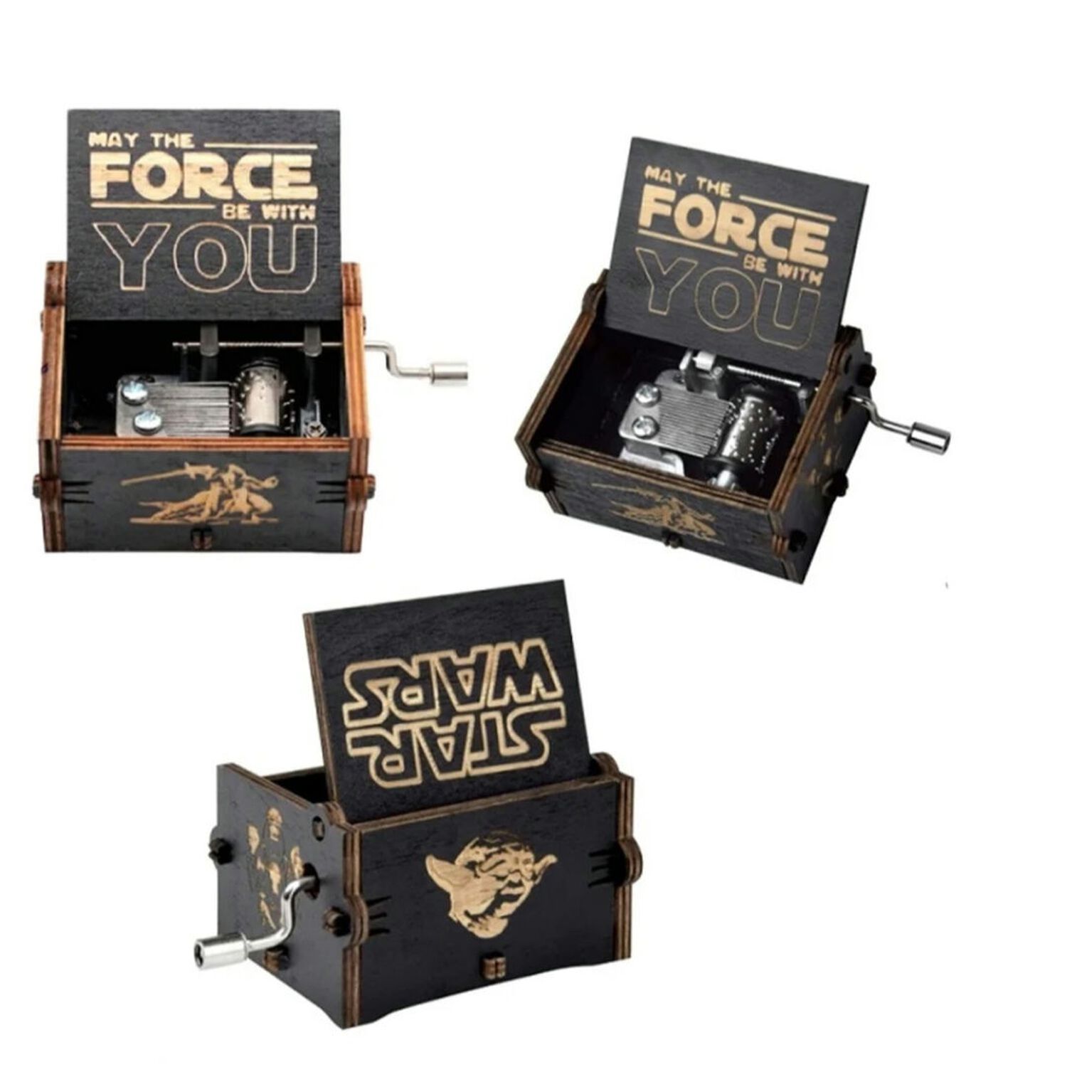 Caja Musical Star Wars Negra image number 2.0