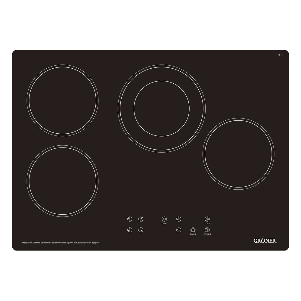 Encimera Vitrocerámica Grner Touch Dual 4q image number 0.0