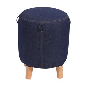 Pouf Bird Ayun Jeans 35x35x45 Cm M&aacute;xima Design