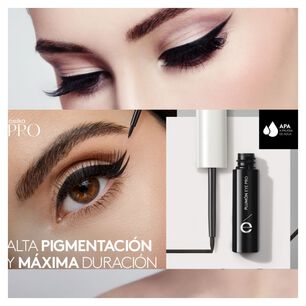 Delineador L&iacute;quido Negro Punta Plum&oacute;n Eye Pro