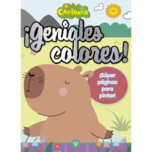 Libro Colorea 16 Paginas Capibara Vertice