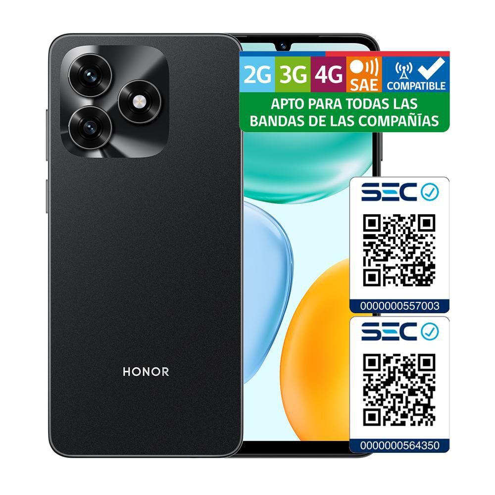 Smartphone Honor X5C / 128 GB / Black  / Liberado image number 1.0