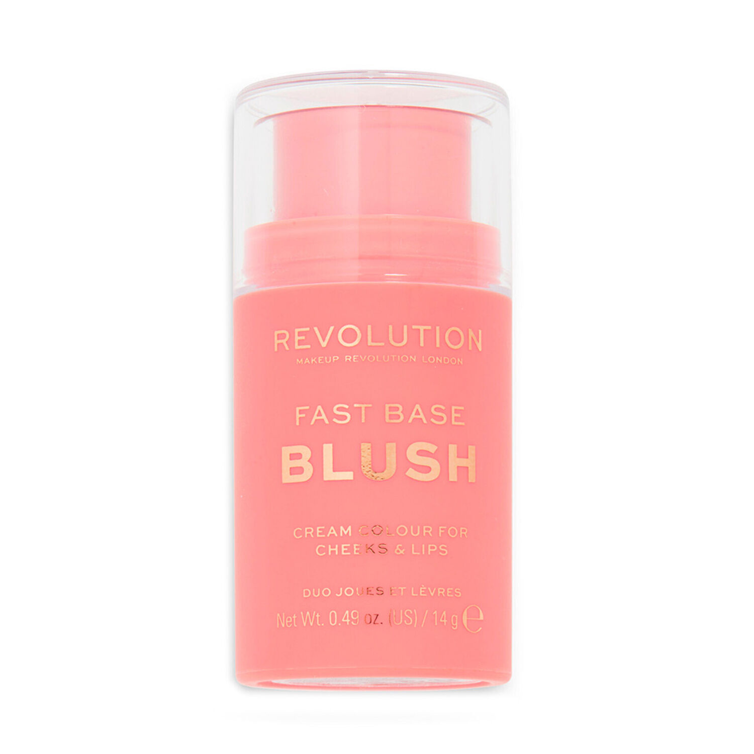Rubor En Barra Fast Base Labios Y Mejillas De Makeup Revolution 14g - Peach image number 0.0