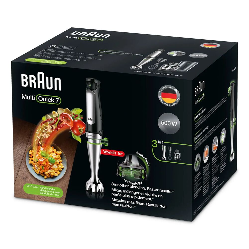 Batidora De Inmersion Minipimer Braun Multiquick 7 Picadora image number 2.0