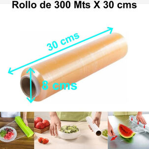 Alusa Plast Film Pvc 30 Cm X 300 Metros Para Alimentos