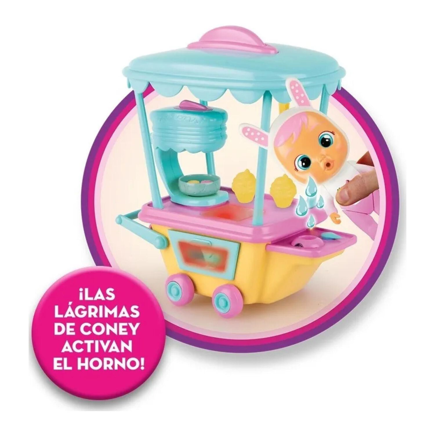 Juguete Carrito De Cony Con Luz Infantil Cry Babies image number 1.0