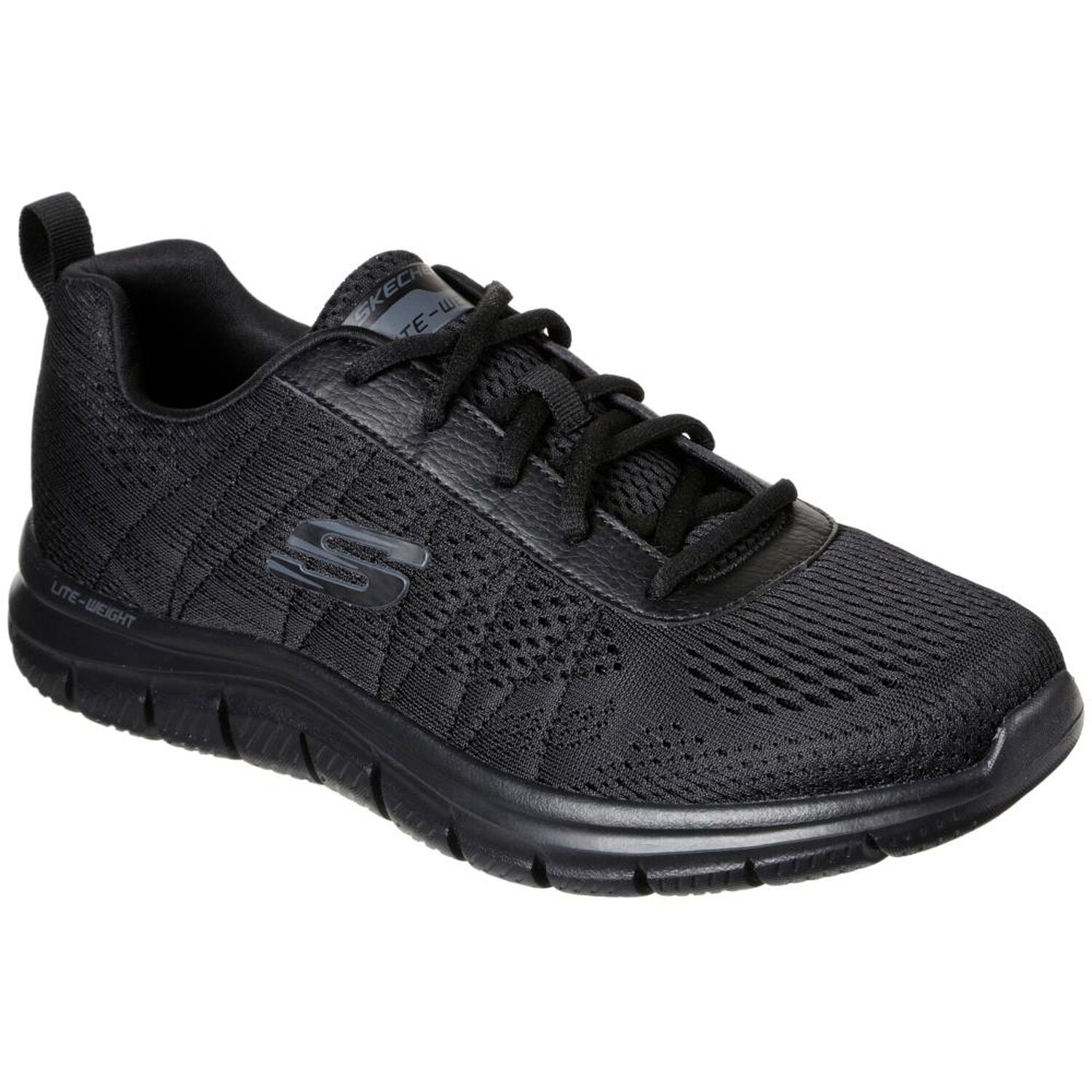 Zapatilla Urbana Hombre Skechers TRACK - MOULTON NEGRO image number 3.0
