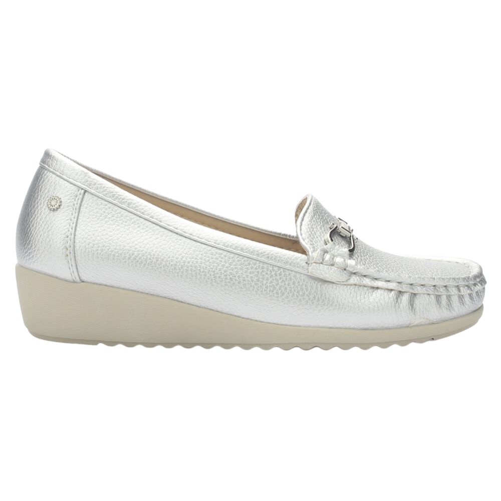 Mocasin Chalada Mujer Malu-2 Plateado Casual image number 0.0