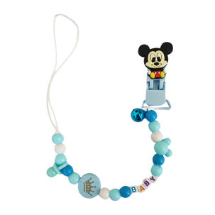 Sujeta Chupete Clip Cadena Afirma Porta Chupete Disney