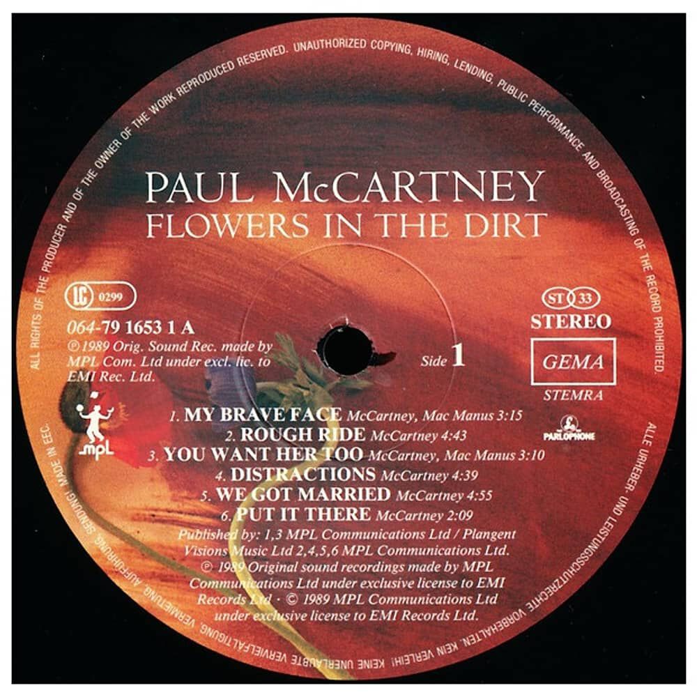 Paul Mccartney - Flowers In The Dirt | Vinilo Usado image number 2.0