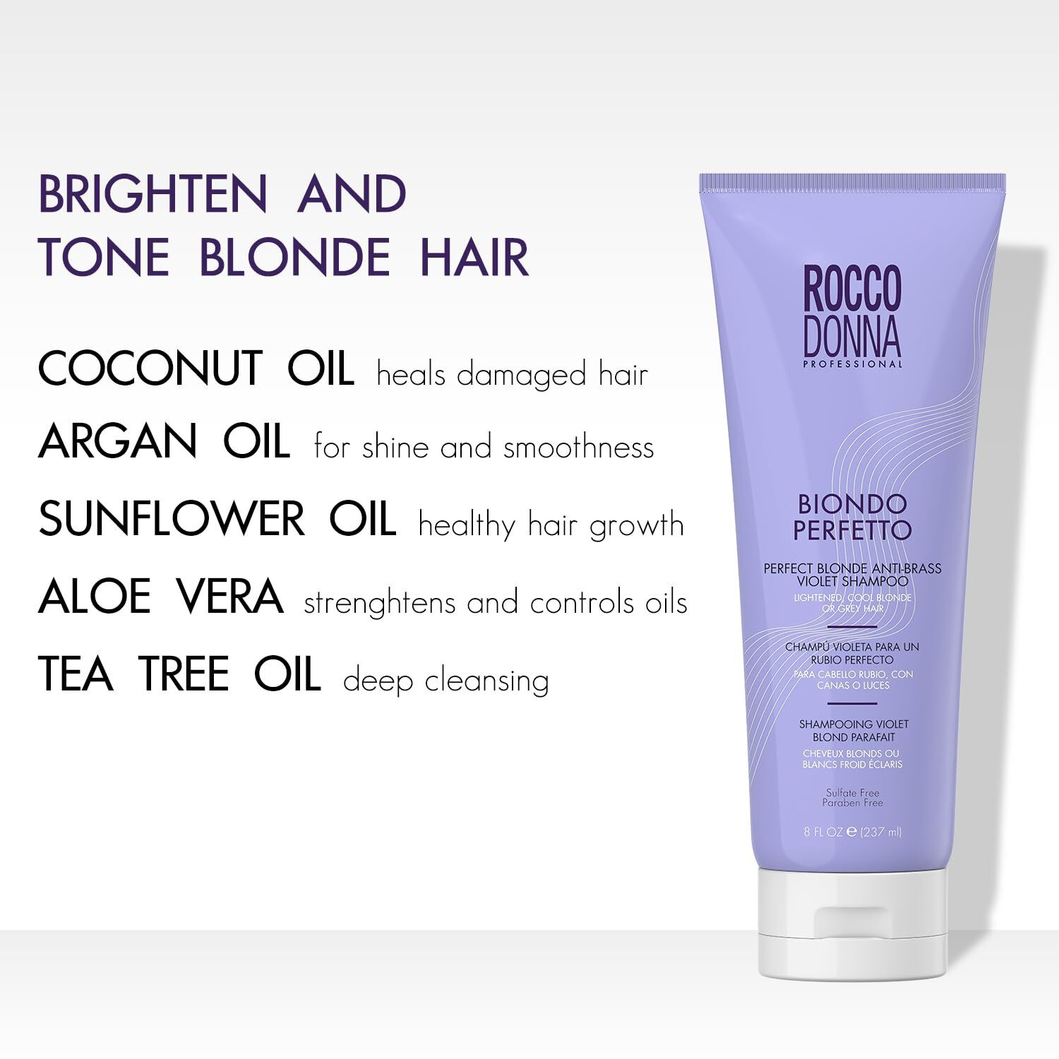 Shampoo Rocco Donna Violeta 237 Ml image number 1.0