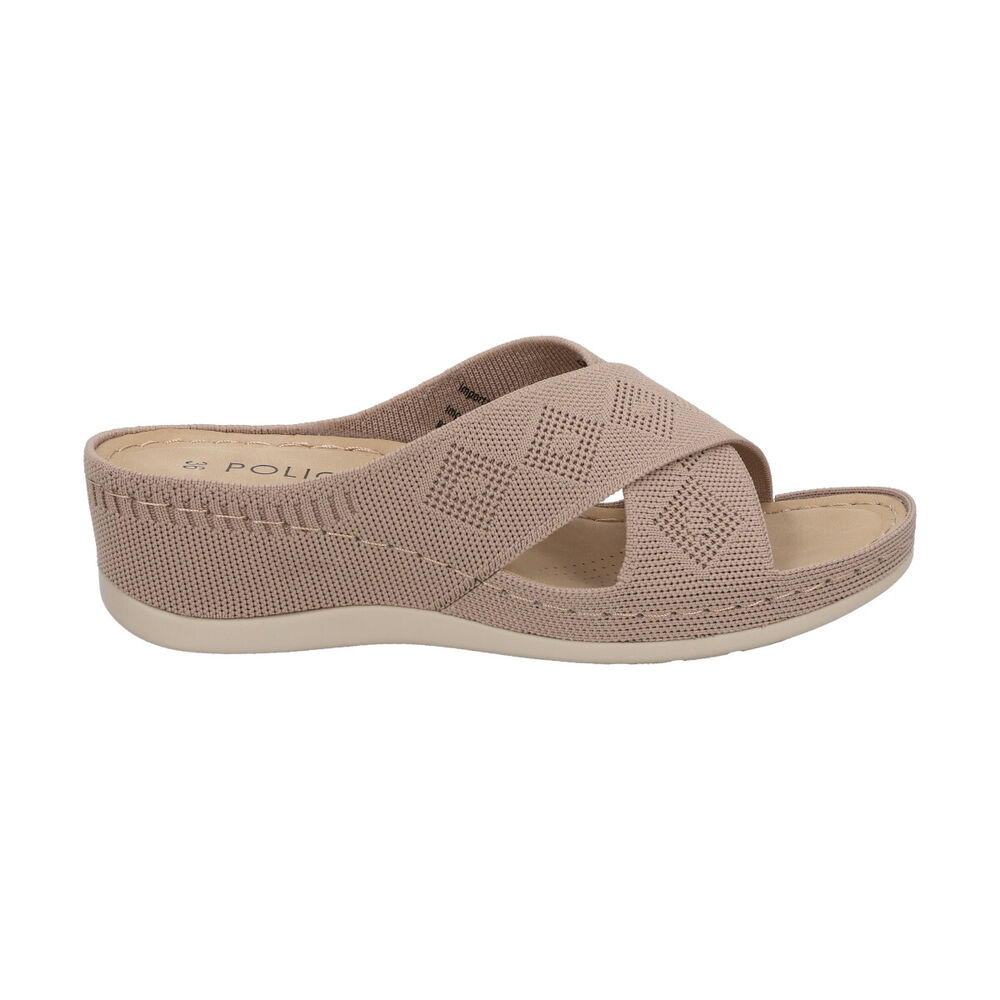 Sandalia Mujer Camel Juana Police image number 0.0