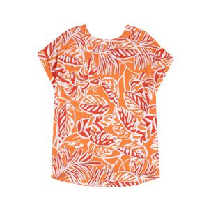 Blusa Full Print Manga Corta Cuello V Mujer Geeps