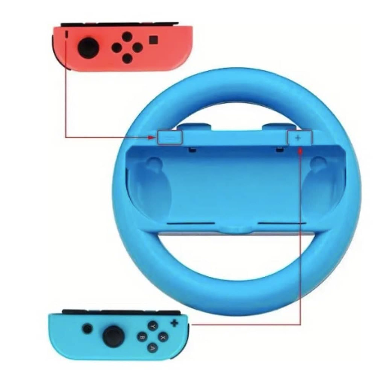 Volante Nintendo Switch Mario Kart 2 Unidades Timon Rueda image number 1.0