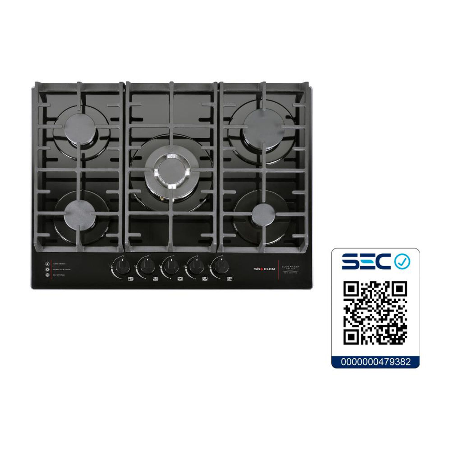 Encimera A Gas Sindelen CEG-4800NG / 5 Quemadores image number 3.0