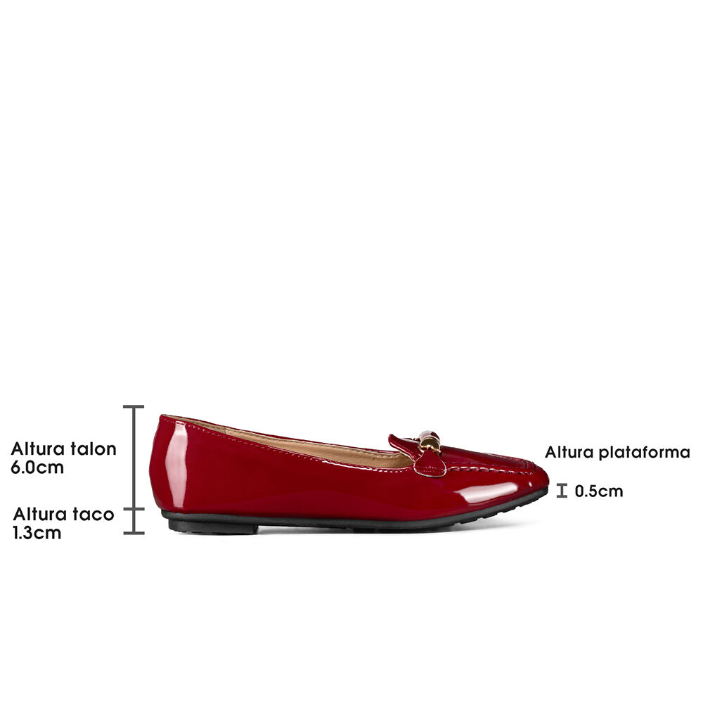 Mocasin Casual Mujer Vintage Charol Plano Weide You509 image number 6.0