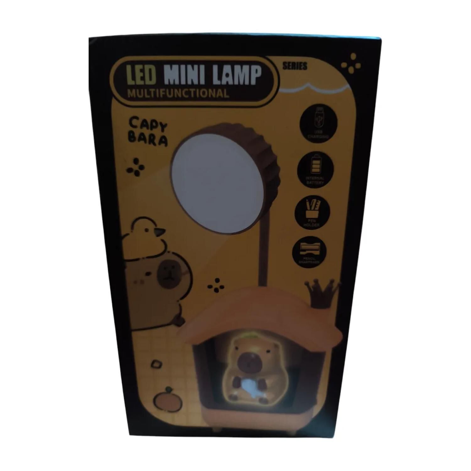 Mini Lampara Led De Escritorio Usb Tematica Capibara image number 2.0