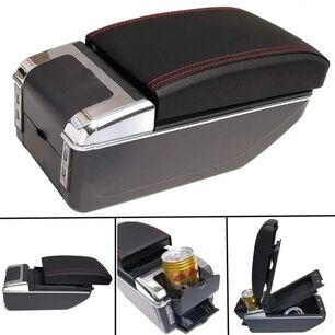 Apoya Brazo Posavasos Auto Universal 7 Puertos Usb