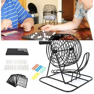 Set Bingo T&oacute;mbola Juego De Mesa Familiar + Cartones