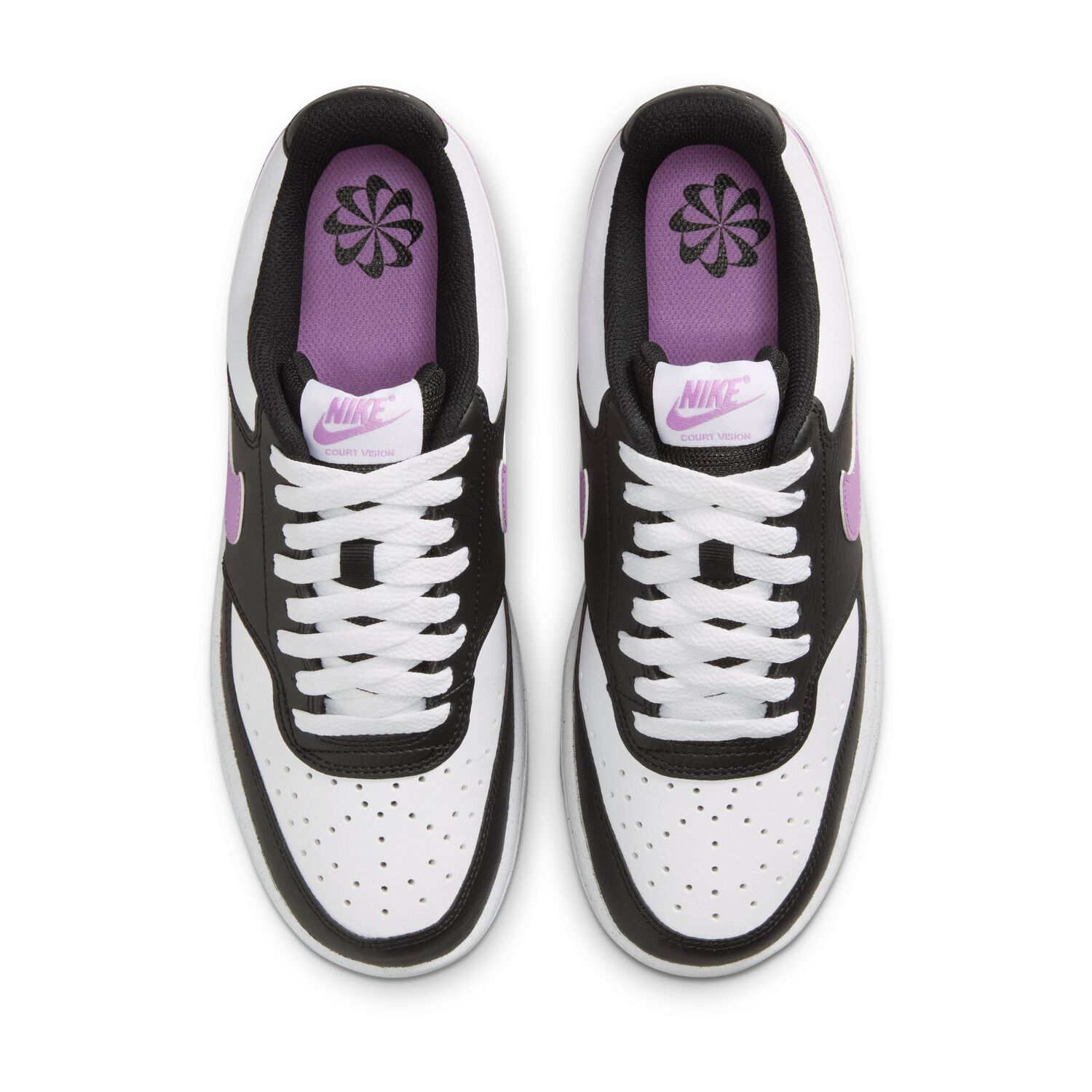 Zapatilla Urbana Mujer Nike Court Vision Low Next Nature Negro image number 3.0
