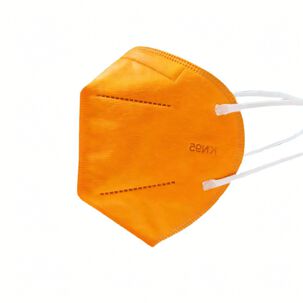 Mascarilla Protectora Kn95 Colores Naranjo 10un. - Generico