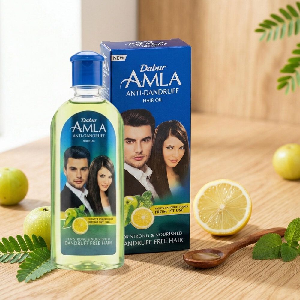 Dabur Amla Aceite Capilar Lim&oacute;n Anticaspa Hair Oil 200 Ml image number 2.0