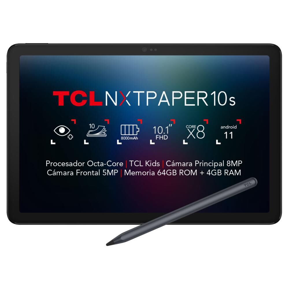 Tablet 10.1" TCL Nxtpaper 10S / 4 GB RAM /  64 GB