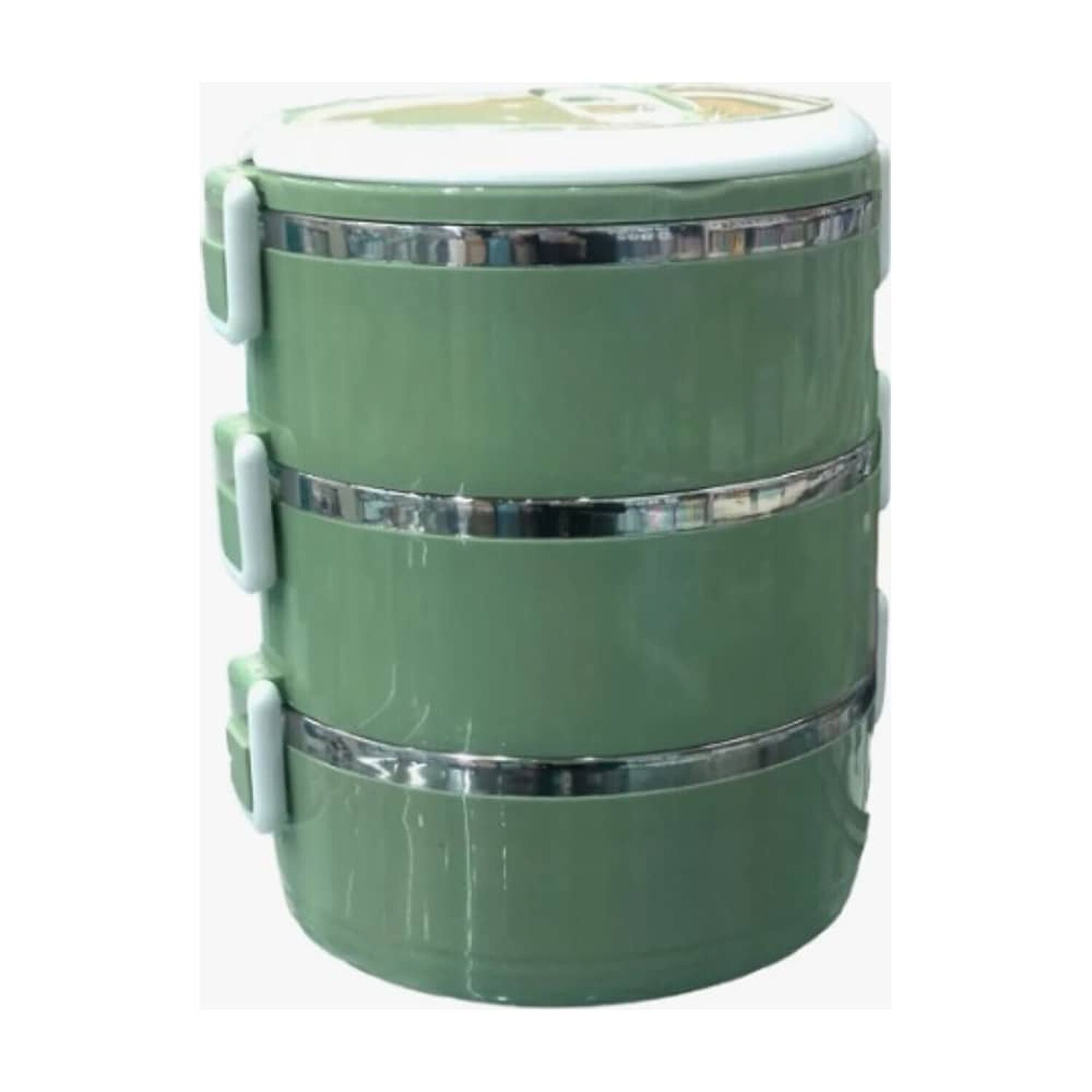 Contenedor Taza Termo De Comida 3 Capas Verde image number 0.0