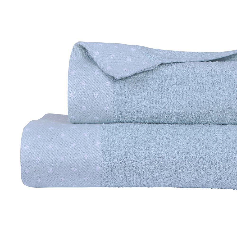 Set 2 Toallas Elite 450 Celeste image number 0.0