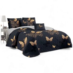Juego De Sabanas + Cubrecama De 2 Plazas + 2 Funda De Almohada Cobertor Verano Qs-13