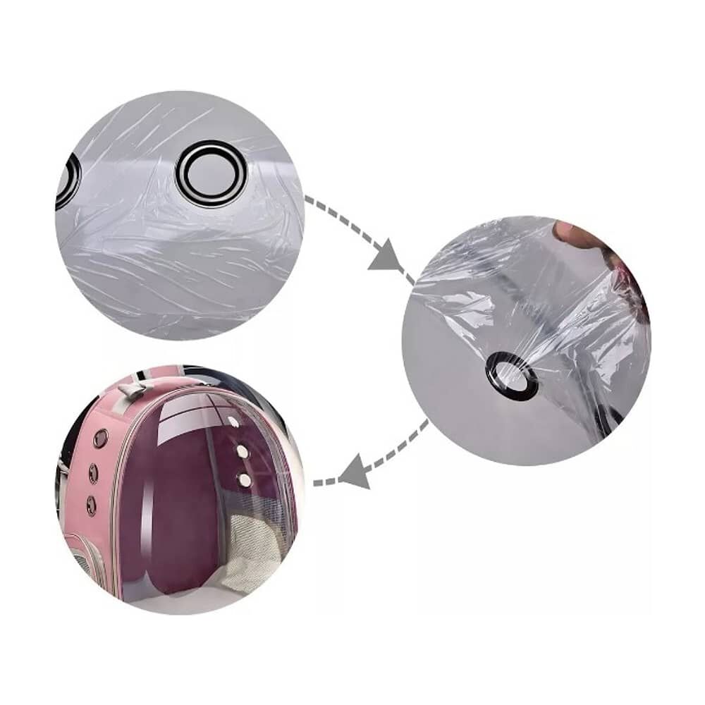 Mochila Bolso Transparente Mascota Perro Y Gato - Goodguau Color Azul image number 2.0