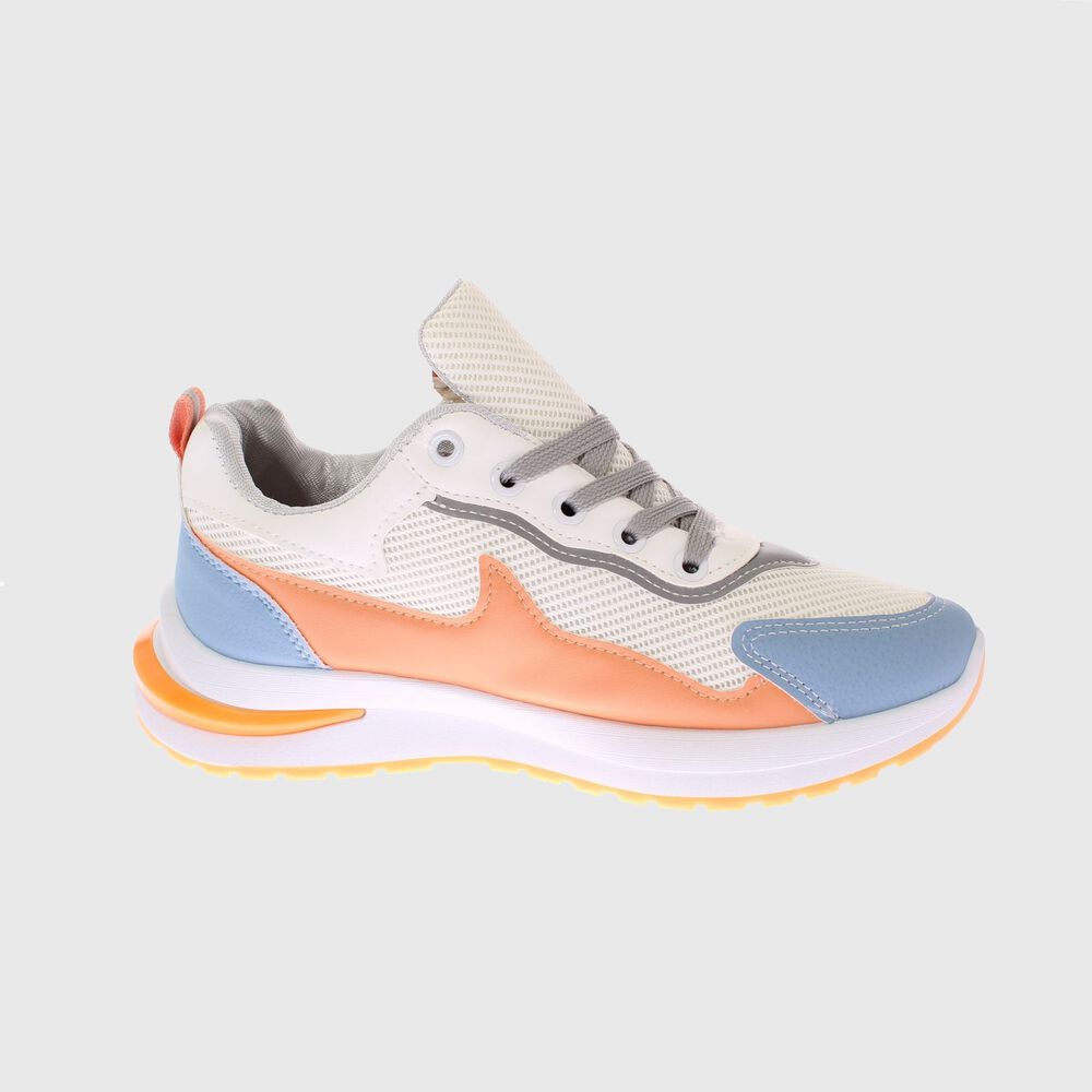 Zapatilla Blanco/naranjo Bbo Art. 52110b21095whiteorage image number 3.0